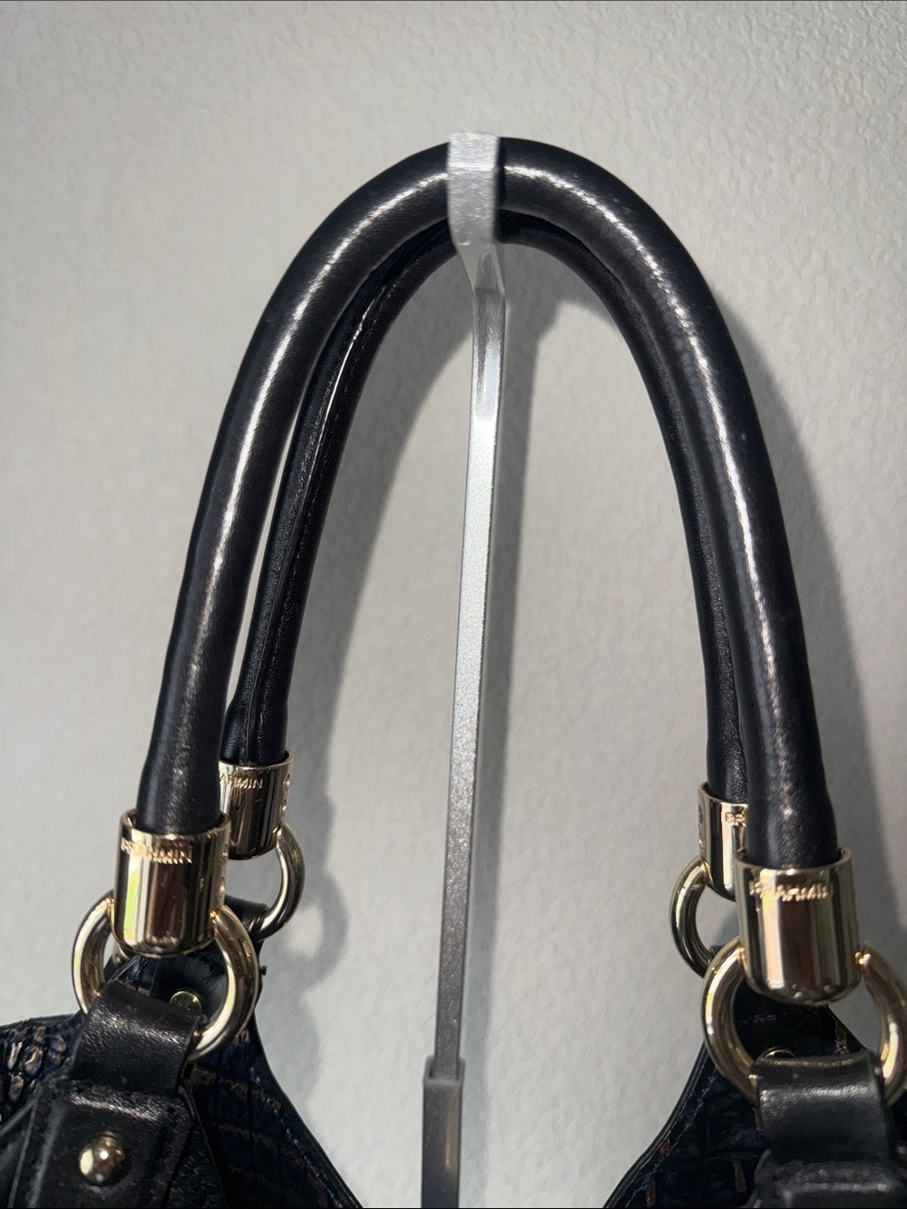 Brahmin Elisa Crowe Lazuli Blue Hobo Bag - Picture 7 of 10